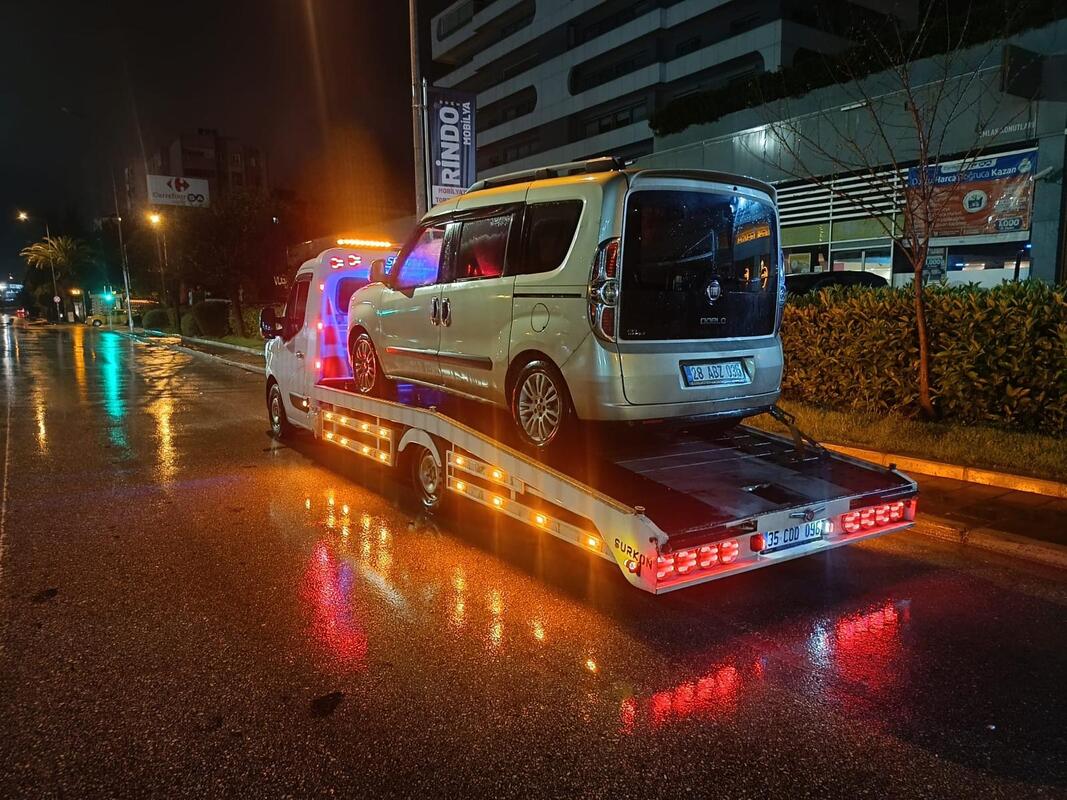 Torbalı çekici aracı